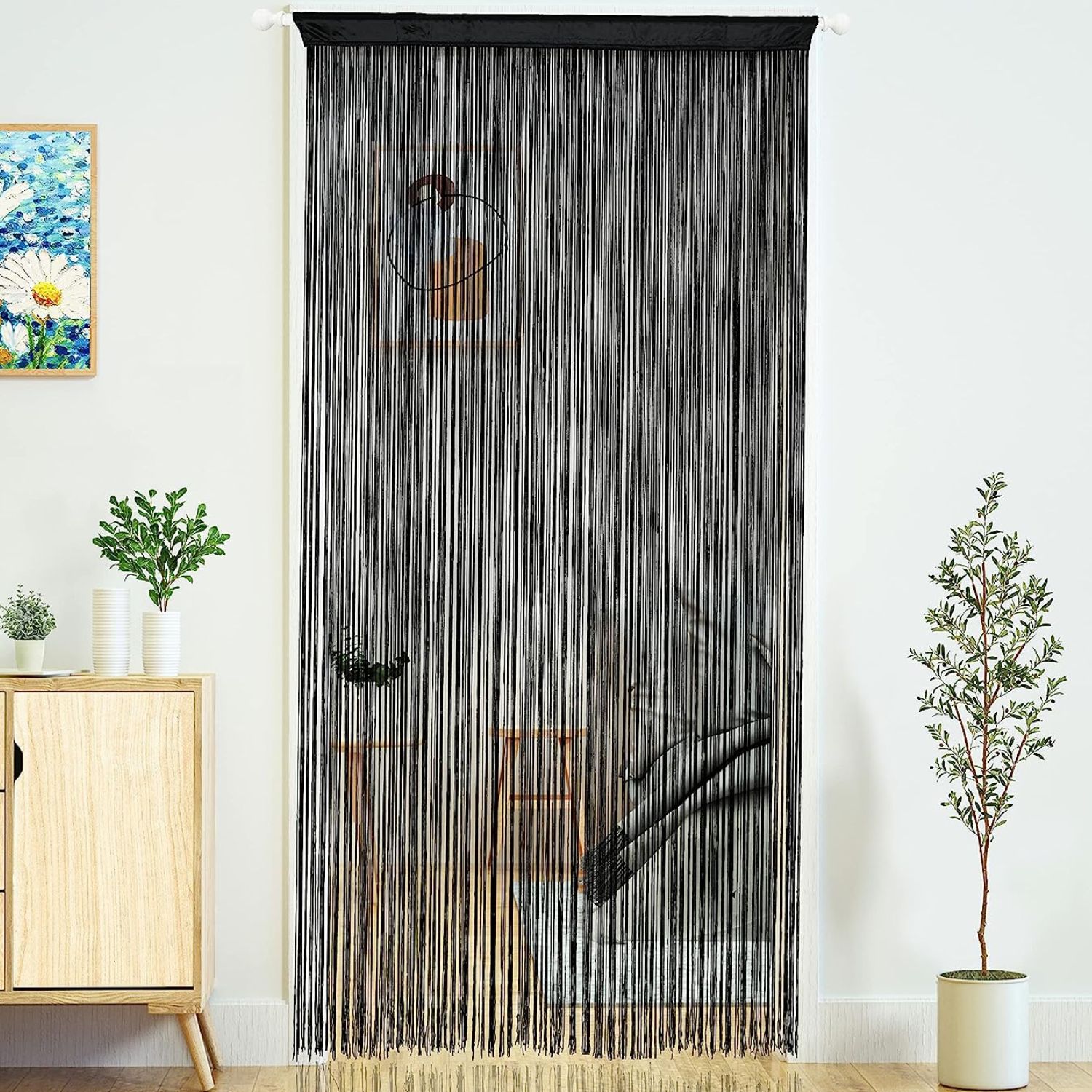 buy black strip door
